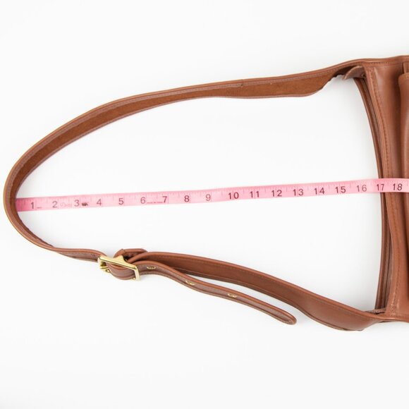 Vintage Coach Taft Bag 9980 Leather Purse Crossbody Bag British Tan EUC - Picture 10 of 12